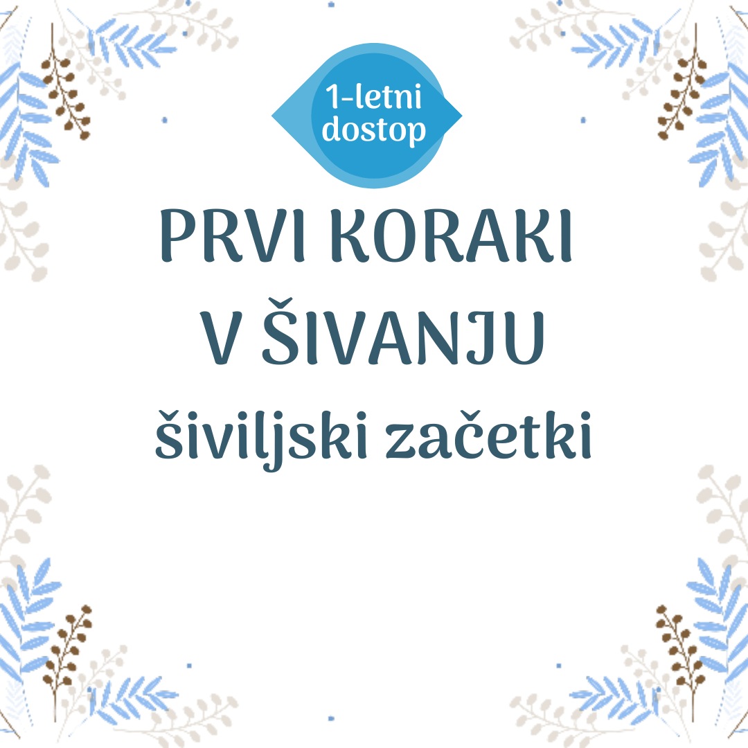 Prvi koraki v šivanju