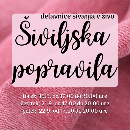 Šiviljska popravila v septembru