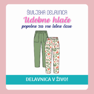 Udobne hlače - delavnica v živo